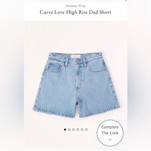 NWT Curve love dad short